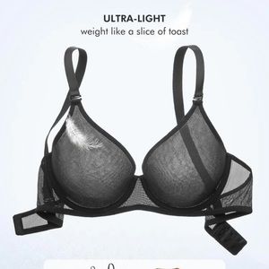 NWT LUVLETTE  Mesh Bra Full coverage 36DD